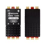 SEQURE 12100/12200 Bürstenloser Fahrtenregler mit integrierter RGB-LED-Farblichteinstellung 5-12S ESC Geeignet für RC-Auto und Boot